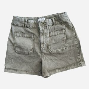 Bagatelle Khaki Green Chino Patch Pocket Shorts Size 12